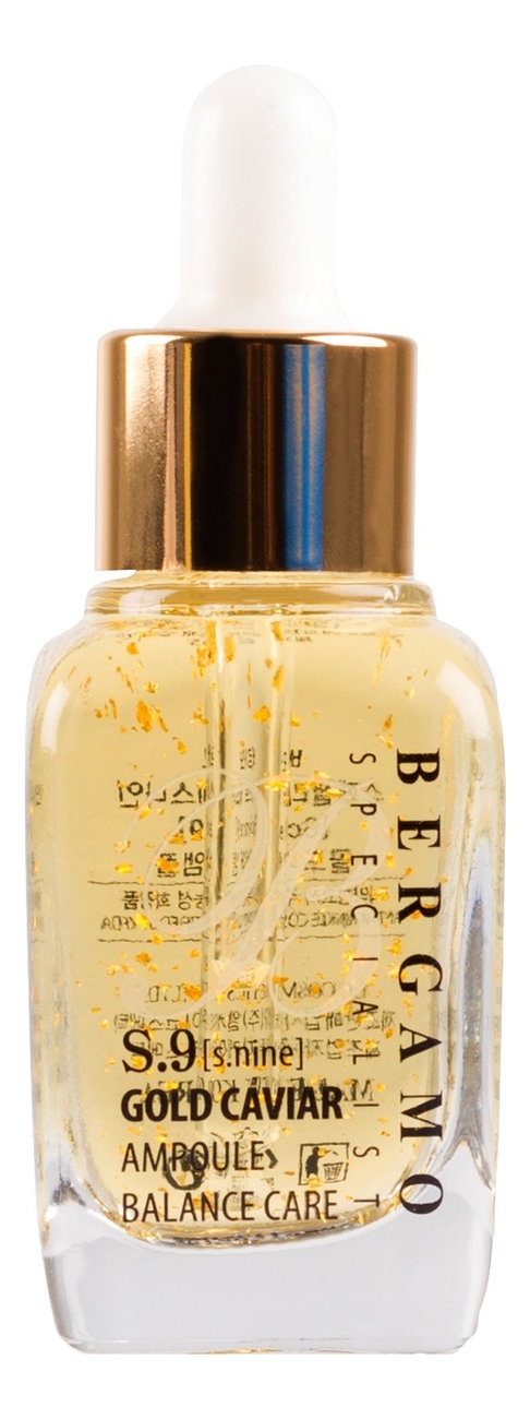 

Ампульная сыворотка для лица с частицами золота Specialist S9 Gold Caviar Ampoule 30мл