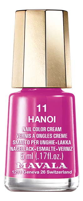 

Лак для ногтей Nail Color Cream 5мл: 11 Hanoi, Лак для ногтей Nail Color Cream 5мл