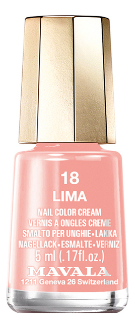 

Лак для ногтей Nail Color Cream 5мл: 18 Lima, Лак для ногтей Nail Color Cream 5мл