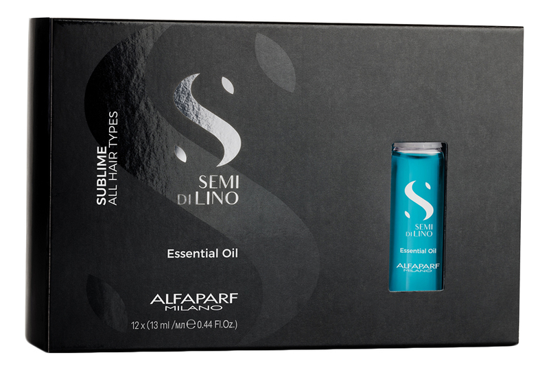 

Масло увлажняющее для всех типов волос Semi Di Lino Sublime Essential Oil 12*13мл