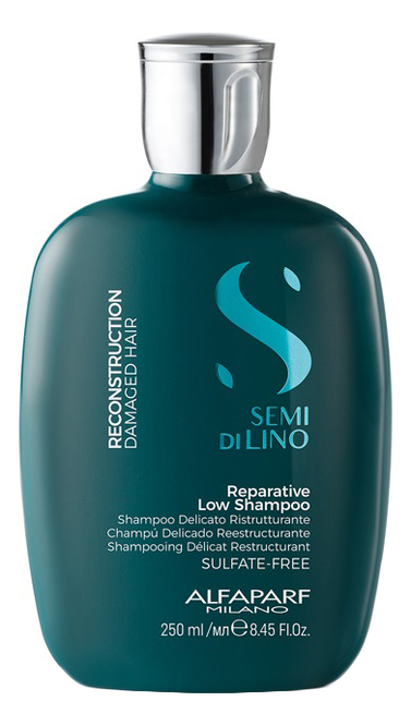 Купить Шампунь для поврежденных волос Semi Di Lino Reconstruction Reparative Low Shampoo 250мл: Шампунь 250мл, Alfaparf Milano