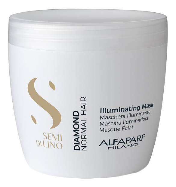 Маска для нормальных волос, придающая блеск Semi Di Lino Diamond Illuminating Mask 500мл: Маска 500мл от Randewoo