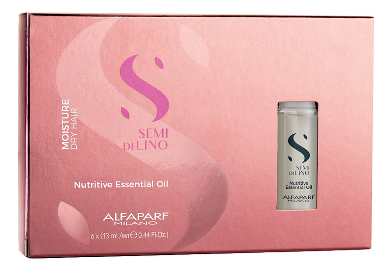 

Масло увлажняющее для питания сухих волос Semi Di Lino Nutritive Essential Oil 6*13мл