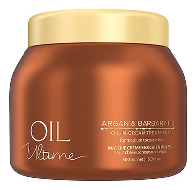 

Маска для волос Oil Ultime Argan & Barbary Fig Oil-in-Treatment: Маска 500мл, Маска для волос Oil Ultime Argan & Barbary Fig Oil-in-Treatment