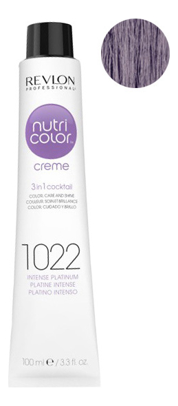 

Краска для волос Nutri Color Creme 1022 Intensive Platinum: Краска 100мл, Краска для волос Nutri Color Creme 1022 Intensive Platinum