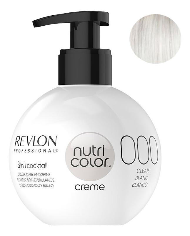 

Краска для волос Nutri Color Creme 000 White Blanc: Краска 270мл, Краска для волос Nutri Color Creme 000 White Blanc