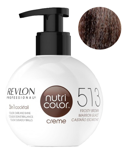 

Краска для волос Nutri Color Creme 513 Deep Chestnut: Краска 270мл, Краска для волос Nutri Color Creme 513 Deep Chestnut