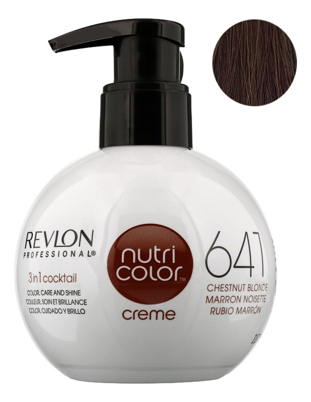 

Краска для волос Nutri Color Creme 641 Shestnut Blonce: Краска 270мл, Краска для волос Nutri Color Creme 641 Shestnut Blonce