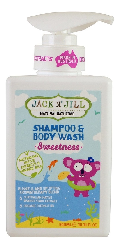 Шампунь и гель для душа Natural Bath Time Sweetness Shampoo &amp; Body Wash 300мл (сладкий)