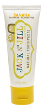Jack N' Jill Органическая зубная паста Natural Toothpaste Calendula Banana 50г (банан)