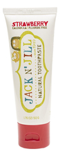 Jack N' Jill Органическая зубная паста Natural Toothpaste Calendula Strawberry 50г (клубника)