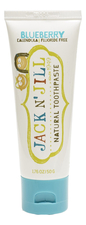 Jack N' Jill Органическая зубная паста Natural Toothpaste Calendula Blueberry 50г (черника)