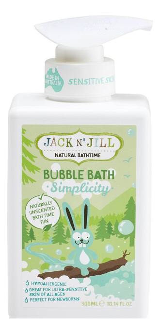 Пена для ванны Natural Bath Time Bubble Simplicity 300мл (нейтральная)