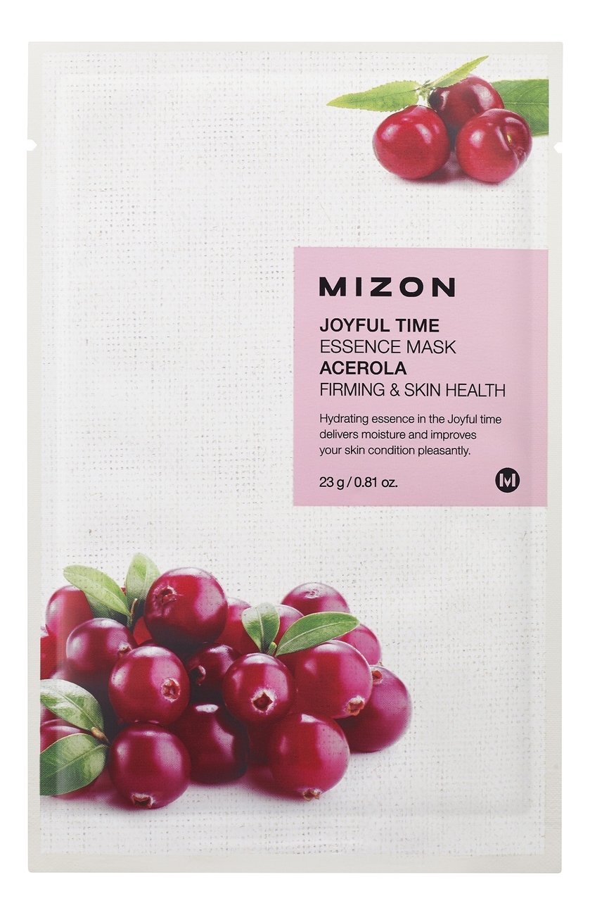 

Тканевая маска для лица с экстрактом ацеролы Joyful Time Essence Mask Acerola 23г