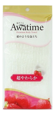 

Мочалка для тела супермягкая Awa Time Body Towel Super Soft (белая)