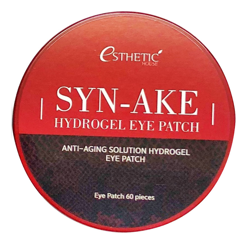 

Гидрогелевые патчи для кожи вокруг глаз со змеиным пептидом Syn-Ake Hydrogel Eye Patch 60шт