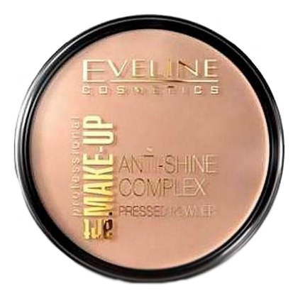 Купить Матирующая минеральная пудра для лица c шелком Art Make-up Professional Anti-Shine Complex Pressed Powder 14г: 35 Golden Beige, Eveline