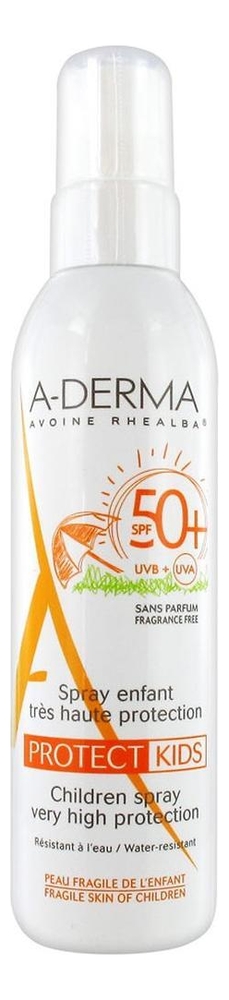 

Детский солнцезащитный спрей от 3 лет Protect Kids Spray SPF50+ 200мл