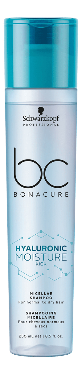 Мицеллярный шампунь для волос BC Hyaluronic Moisture Kick: Шампунь 250мл от Randewoo