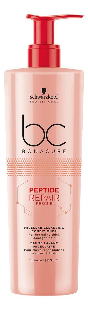 

Мицеллярный кондиционер для волос BC Peptide Repair Rescue Micellar Cleansing Conditioner 500мл: Кондиционер 500мл, Мицеллярный кондиционер для волос BC Peptide Repair Rescue Micellar Cleansing Conditioner