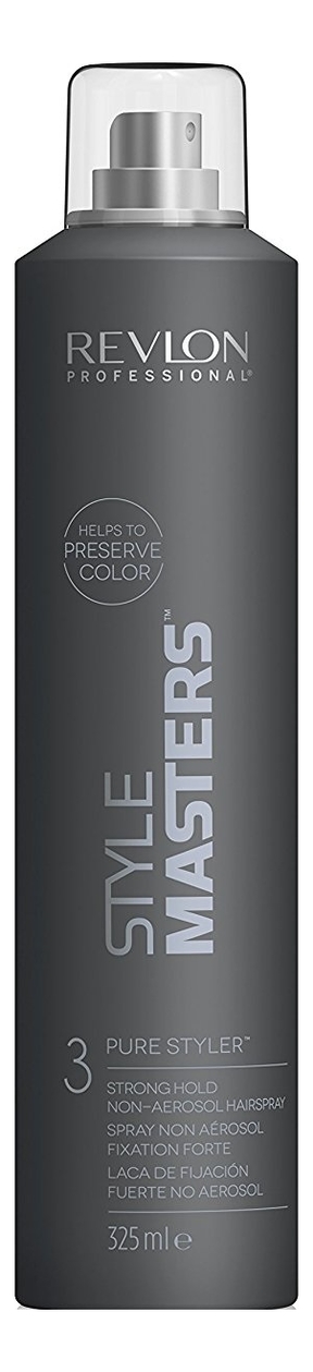 

Жидкий неаэрозольный лак для волос Style Masters Pure Styler Strong Hold No 3 325мл