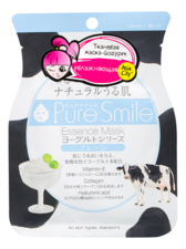 Sun Smile Тканевая маска для лица на йогуртовой основе Pure Smile Essence Mask 23мл