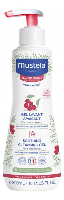 

Гель для купания успокаивающий Bebe Gel Lavant Apaisant 300мл