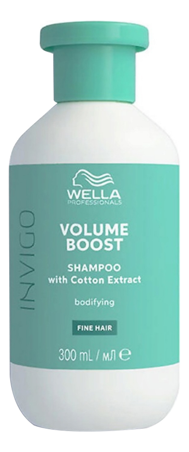 

Шампунь для придания объема волосам Invigo Volume Boost With Cotton Extract Shampoo: Шампунь 300мл, Шампунь для придания объема волосам Invigo Volume Boost With Cotton Extract Shampoo