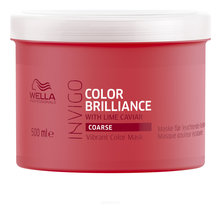 Wella Маска-уход для защиты цвета окрашенных жестких волос Invigo Color Brilliance Coarse