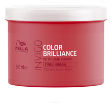 Wella Маска-уход для защиты цвета окрашенных нормальных и тонких волос Invigo Color Brilliance Normal