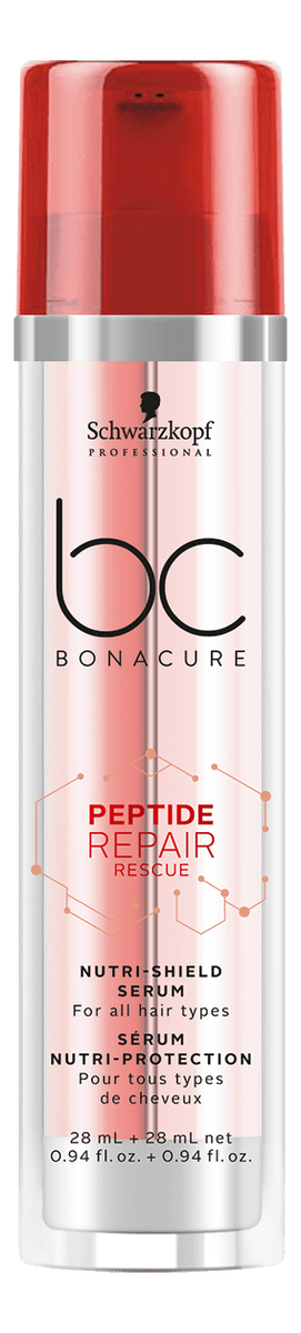 

Двухфазная сыворотка для защиты волос BC Peptide Repair Rescue Nutri-Shield Serum 28/28мл