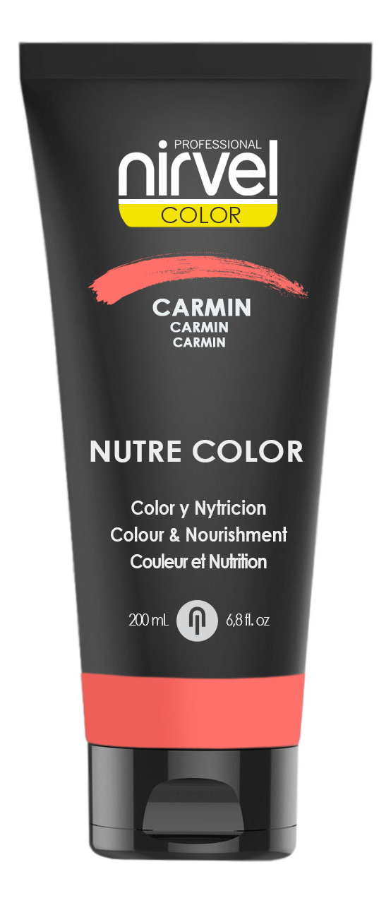 Гель-маска для окрашивания волос Nutre Color 200мл: Carmine гель маска для окрашивания волос nutre color 200мл mint