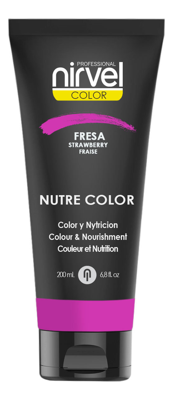 

Гель-маска для окрашивания волос Nutre Color 200мл: Strawberry, Гель-маска для окрашивания волос Nutre Color 200мл