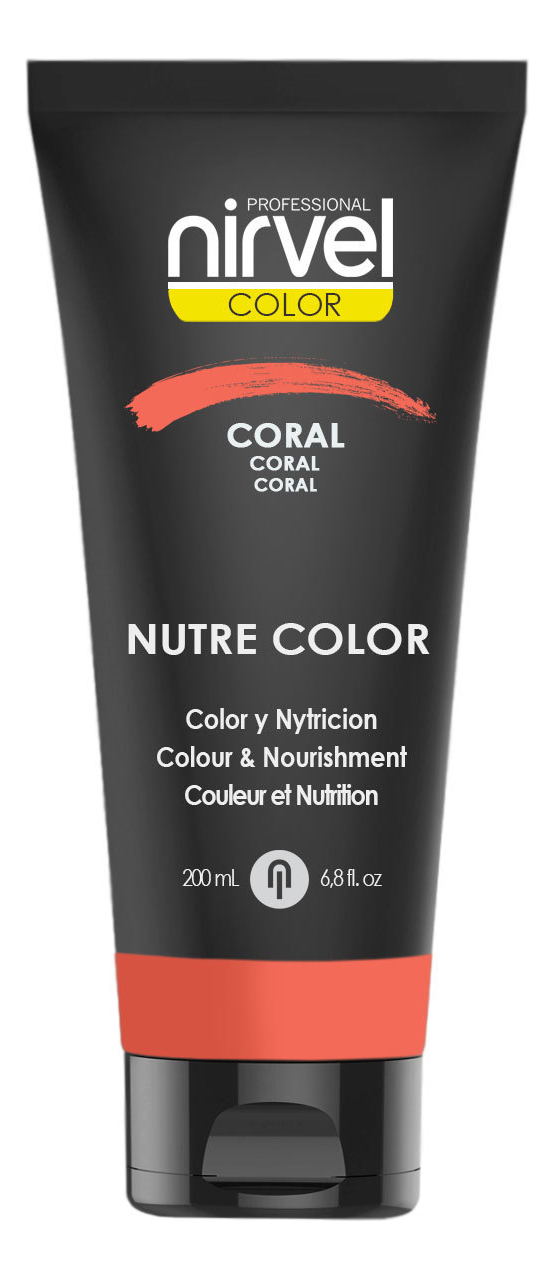 Гель-маска для окрашивания волос Nutre Color 200мл: Coral