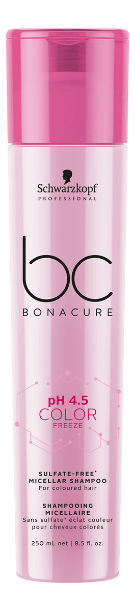 

Мицеллярный бессульфатный шампунь BC pH 4.5 Color Freeze Sulfate-Free Micellar Shampoo: Шампунь 250мл, Мицеллярный бессульфатный шампунь BC pH 4.5 Color Freeze Sulfate-Free Micellar Shampoo
