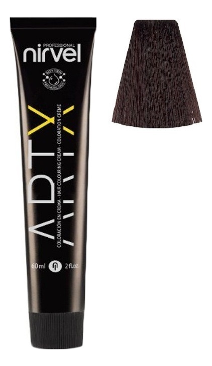Краска для волос на основе протеинов пшеницы Color ARTX 60мл: 5-12 Светло каштановый пепельно-перламутровый