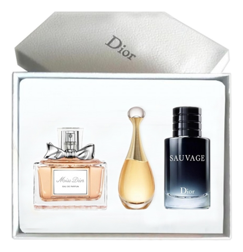 

Set: набор (Jadore 5мл + Miss Dior 5мл + Sauvage 10мл), Set