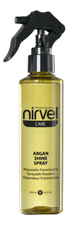 Nirvel Professional Спрей для придания блеска волосам с аргановым маслом Care Argan Shine Spray 200мл