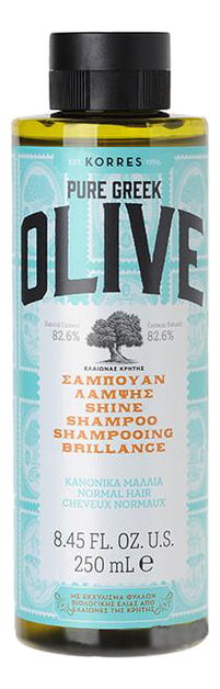 

Шампунь для придания блеска с экстрактом оливы Pure Greek Olive Shine Shampoo 250мл
