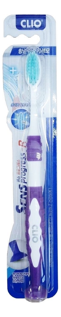 Зубная щетка Sens Progress Antibacterial-R (в ассортименте) clio зубная щетка sens progress antibacterial r 6 шт