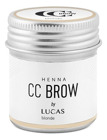 

Хна для окрашивания бровей CC Brow Color Correction Professional Brow Henna Blonde: Хна 10г, Хна для окрашивания бровей CC Brow Color Correction Professional Brow Henna Blonde