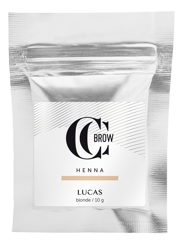

Хна для окрашивания бровей CC Brow Color Correction Professional Brow Henna Blonde: Хна 10г (саше), Хна для окрашивания бровей CC Brow Color Correction Professional Brow Henna Blonde