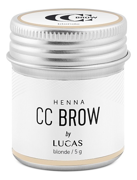 

Хна для окрашивания бровей CC Brow Color Correction Professional Brow Henna Blonde: Хна 5г, Хна для окрашивания бровей CC Brow Color Correction Professional Brow Henna Blonde
