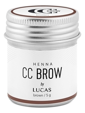 Lucas' Cosmetics Хна для окрашивания бровей CC Brow Color Correction Professional Brow Henna Brown
