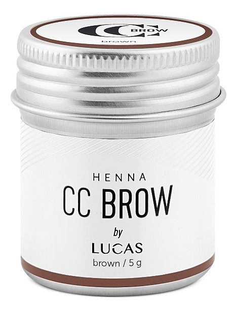 

Хна для окрашивания бровей CC Brow Color Correction Professional Brow Henna Brown: Хна 5г, Хна для окрашивания бровей CC Brow Color Correction Professional Brow Henna Brown