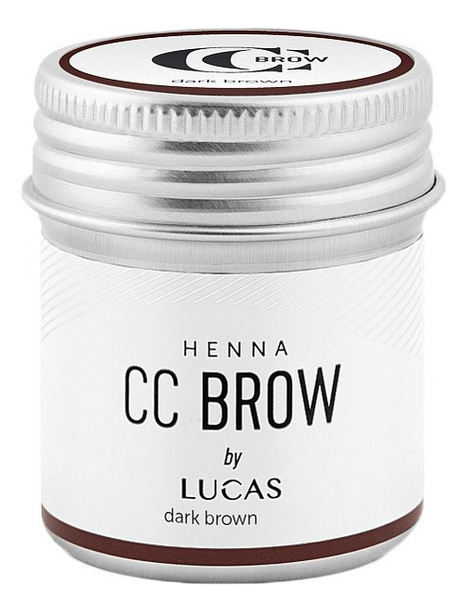 

Хна для окрашивания бровей CC Brow Color Correction Professional Brow Henna Dark Brown: Хна 10г, Хна для окрашивания бровей CC Brow Color Correction Professional Brow Henna Dark Brown