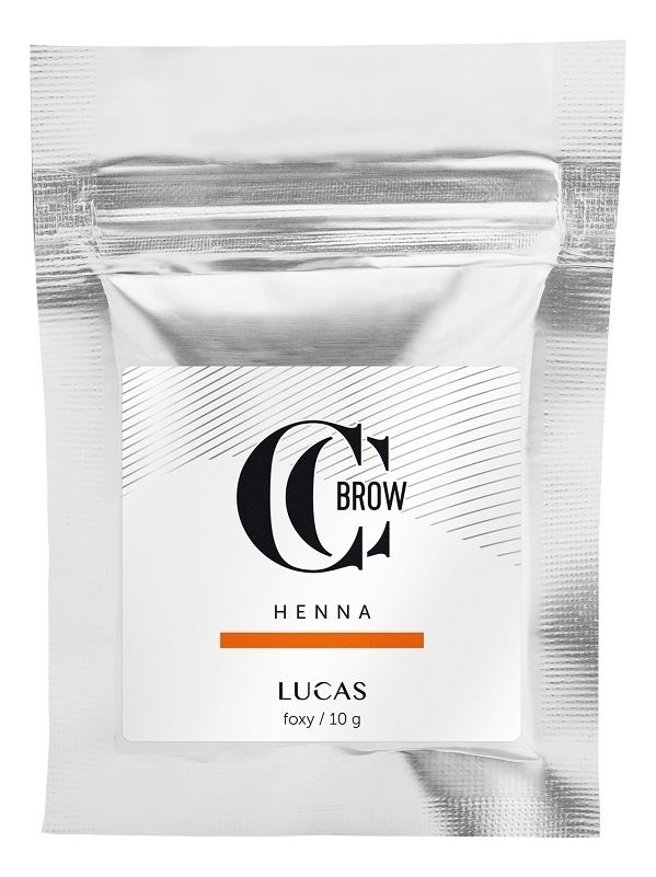 

Хна для окрашивания бровей CC Brow Color Correction Professional Brow Henna Foxy: Хна 10г (саше), Хна для окрашивания бровей CC Brow Color Correction Professional Brow Henna Foxy