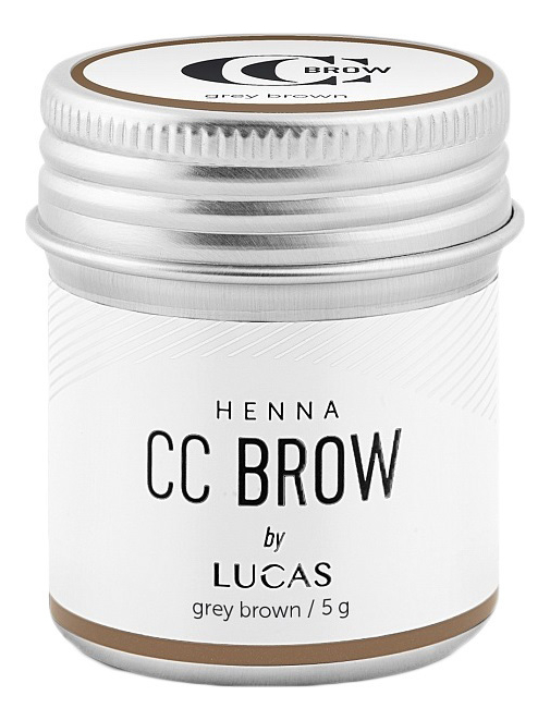 Хна для окрашивания бровей CC Brow Color Correction Professional Brow Henna Grey Brown: Хна 5г