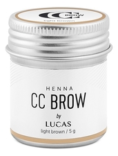 Lucas' Cosmetics Хна для окрашивания бровей CC Brow Color Correction Professional Brow Henna Light Brown