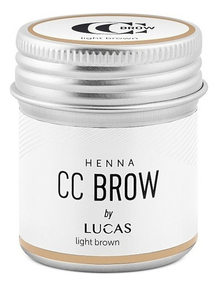 Хна для окрашивания бровей CC Brow Color Correction Professional Brow Henna Light Brown: Хна 10г